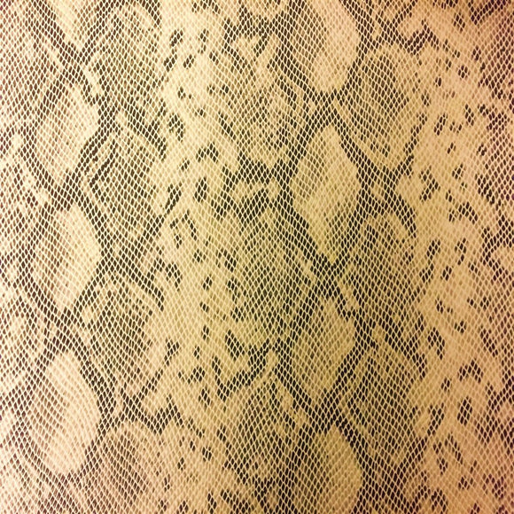 faux python leather fabric