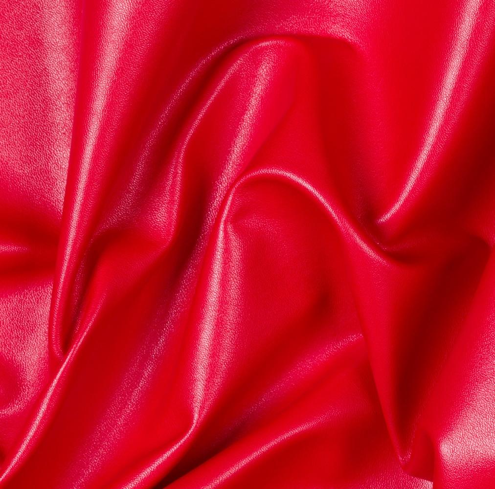 2 Way Stretch Vinyl Latex Fabric - Fire Engine Red