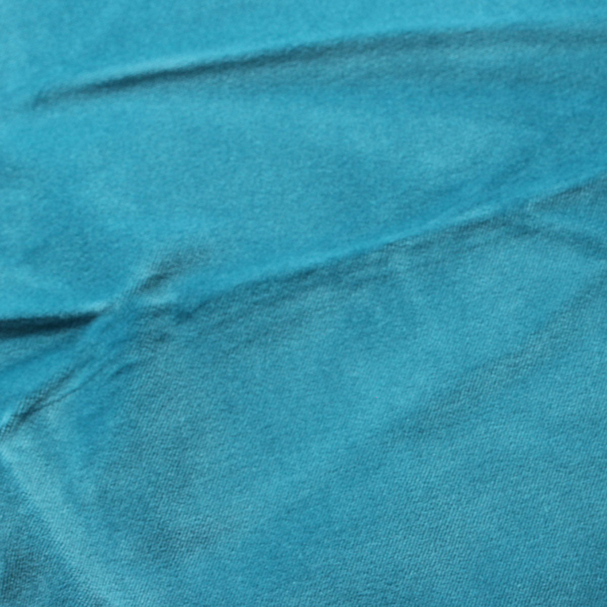 Turquoise Blue Cotton Velour Fabric – Nature's Fabrics