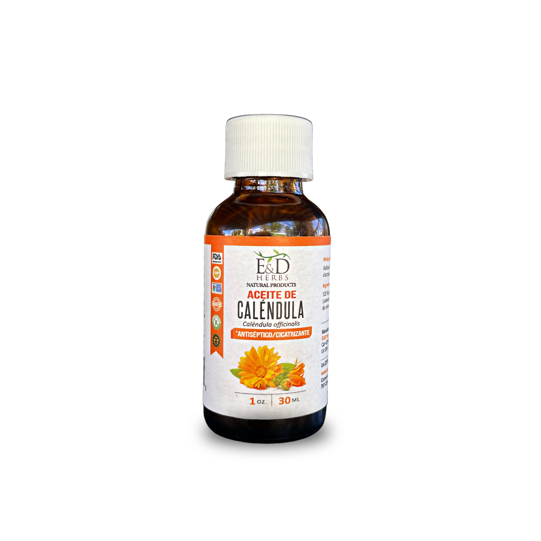 Aceite de Caléndula – E&D Herbs Natural Products LLC.