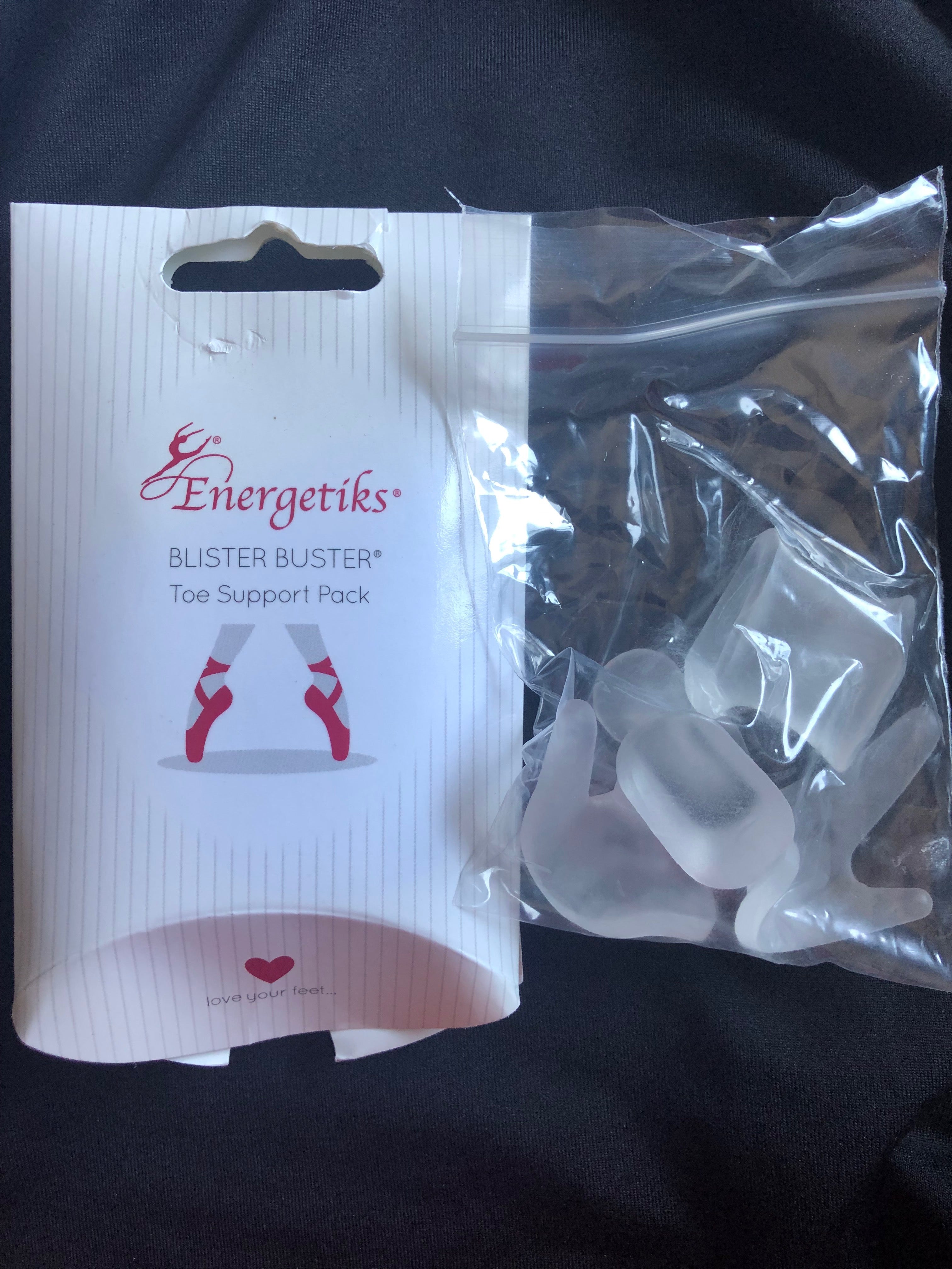 Energetiks Blister Buster toe support pack