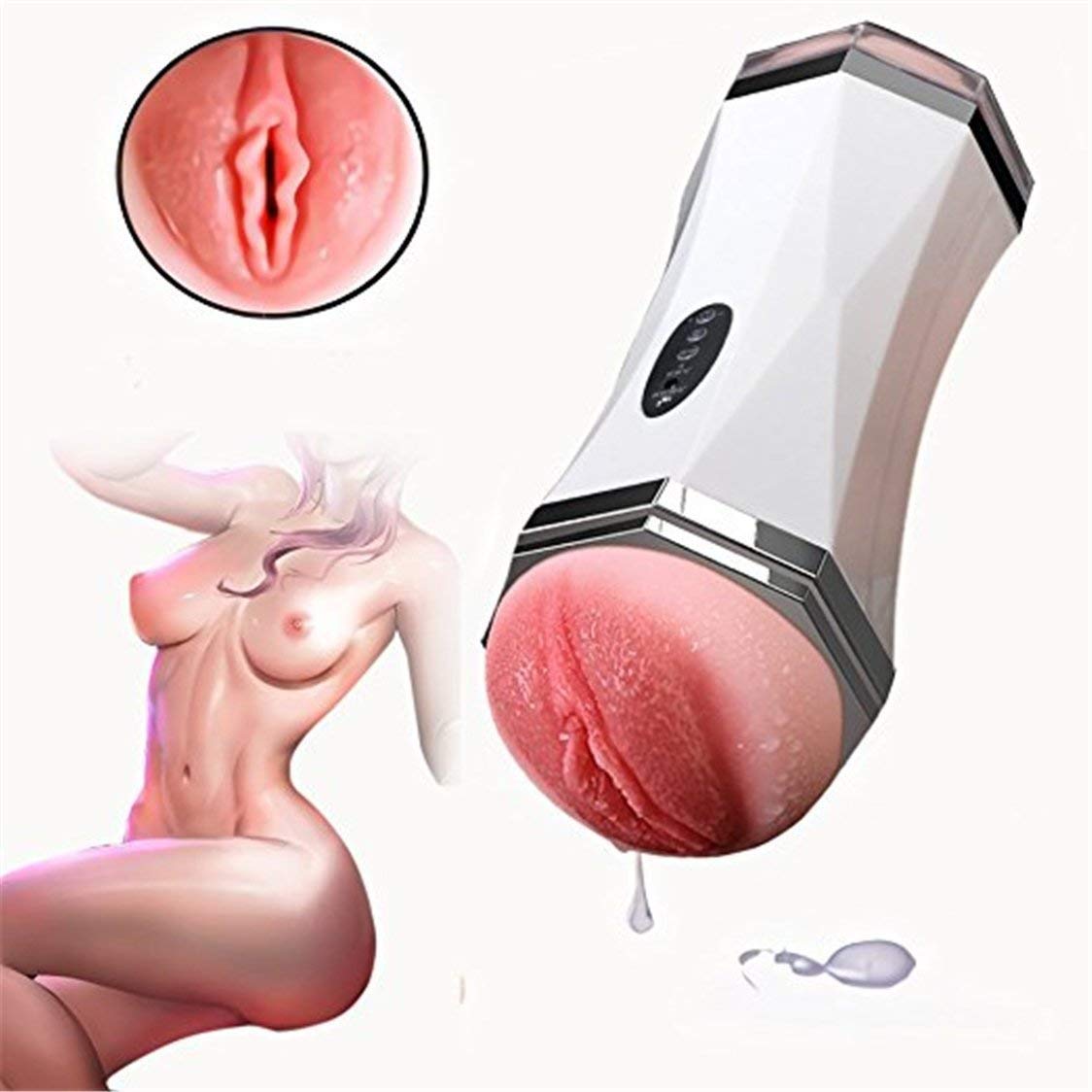 Silicone Oral Vagina Real Pussy Vibrator Sex Toys For Men