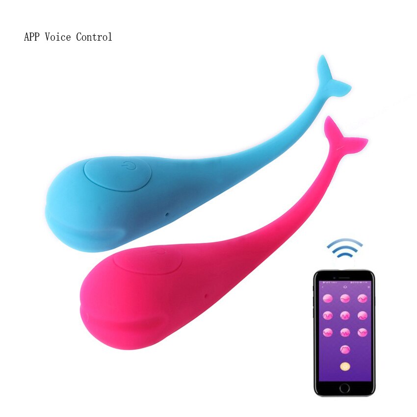 Little Whale Vibrator Bluetooth APP Remote Voice Control Sex Toys for Women G-spot Dildo Massager Vibrating Egg Sex Machine Tool
