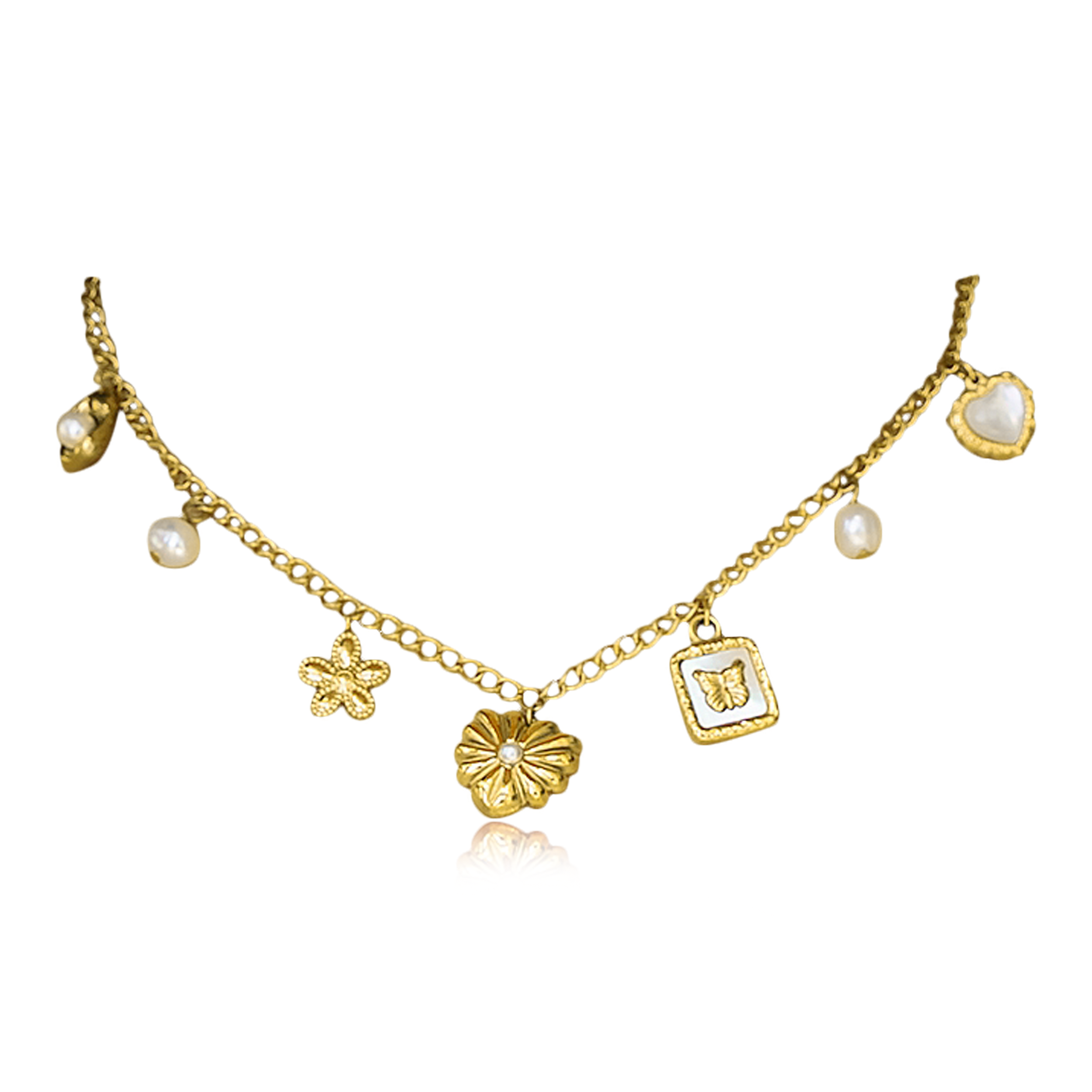 ABIHA Charms Necklace - JewelsBySunaina product image