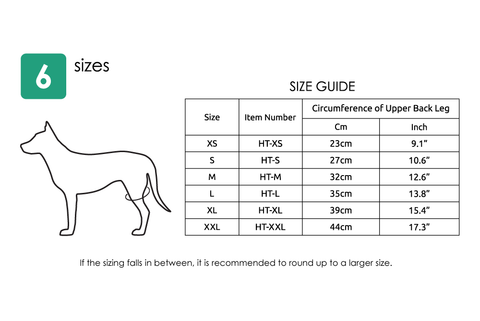 E Collar Size Chart