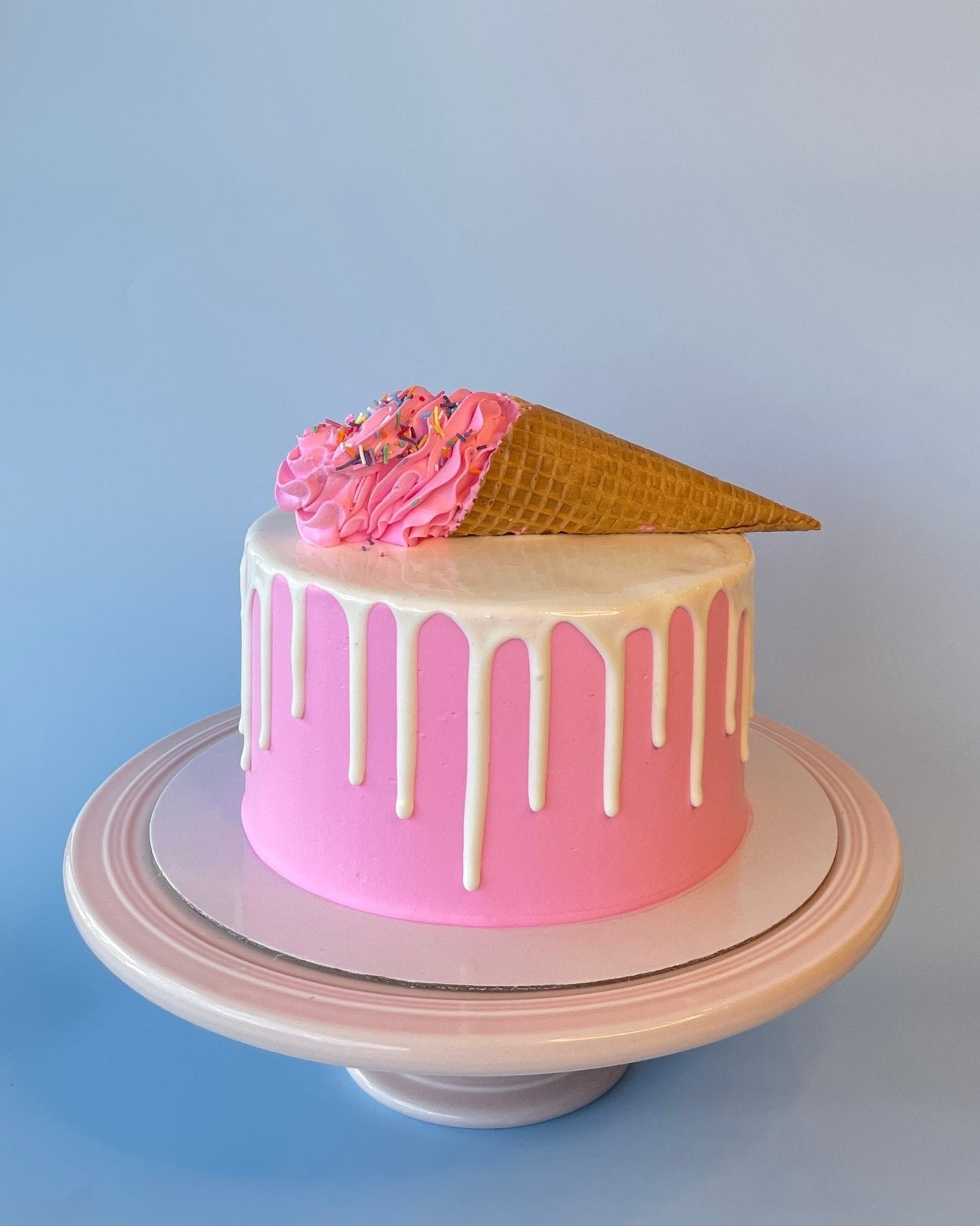 Ice Cream Drip and Candy Cake with Buttercream Frosting! : r/cakedecorating