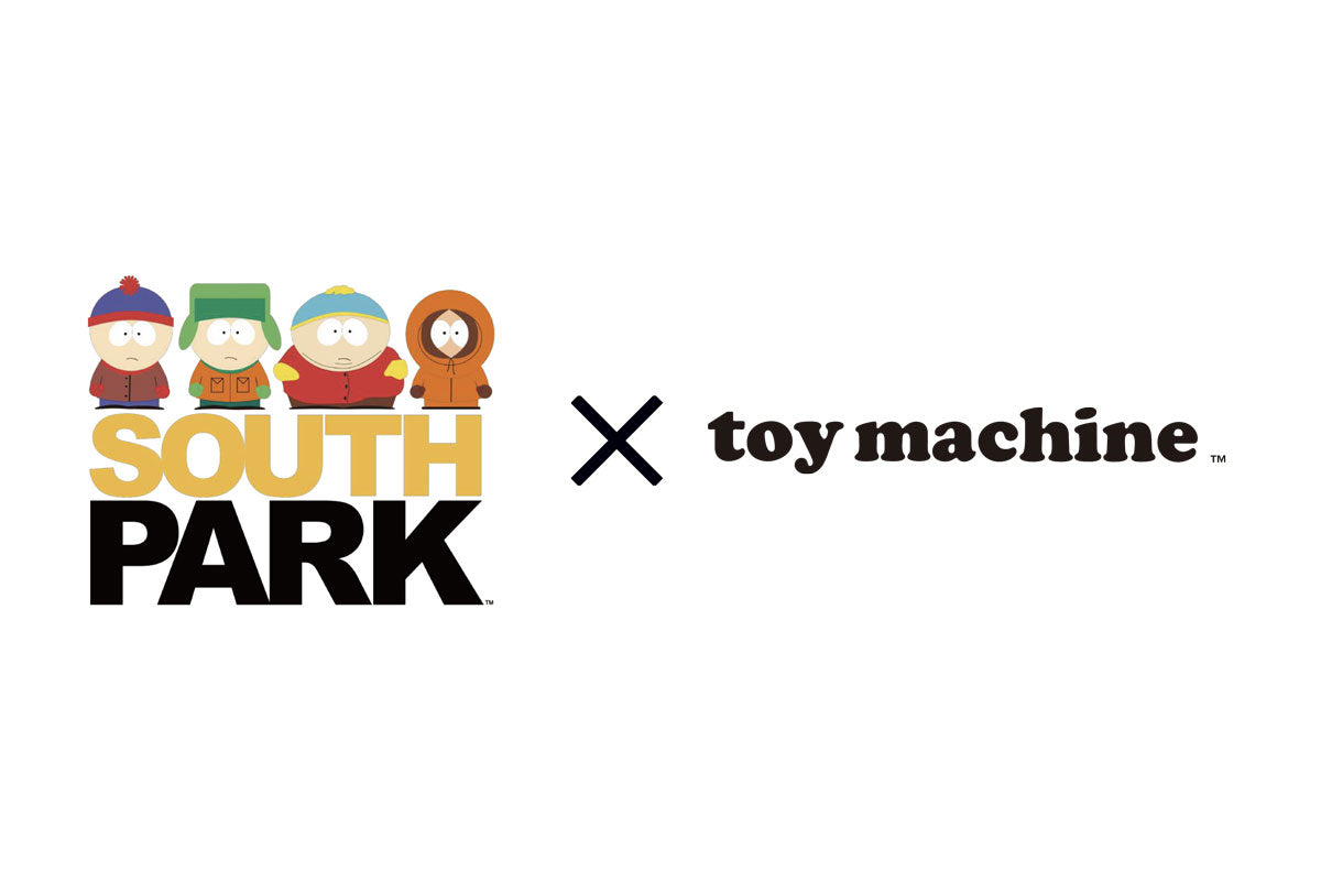 ブラックユーモアあふれる風刺コメディアニメとのスペシャルコラボレーション Toy Machine Japan