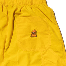 SECT WAX EMBROIDERY LOOSE FIT CARPENTER PANTS - MUSTARD