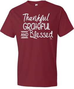 Thankful Grateful and Blessed Tee (ONLY Size Small and 2X)
