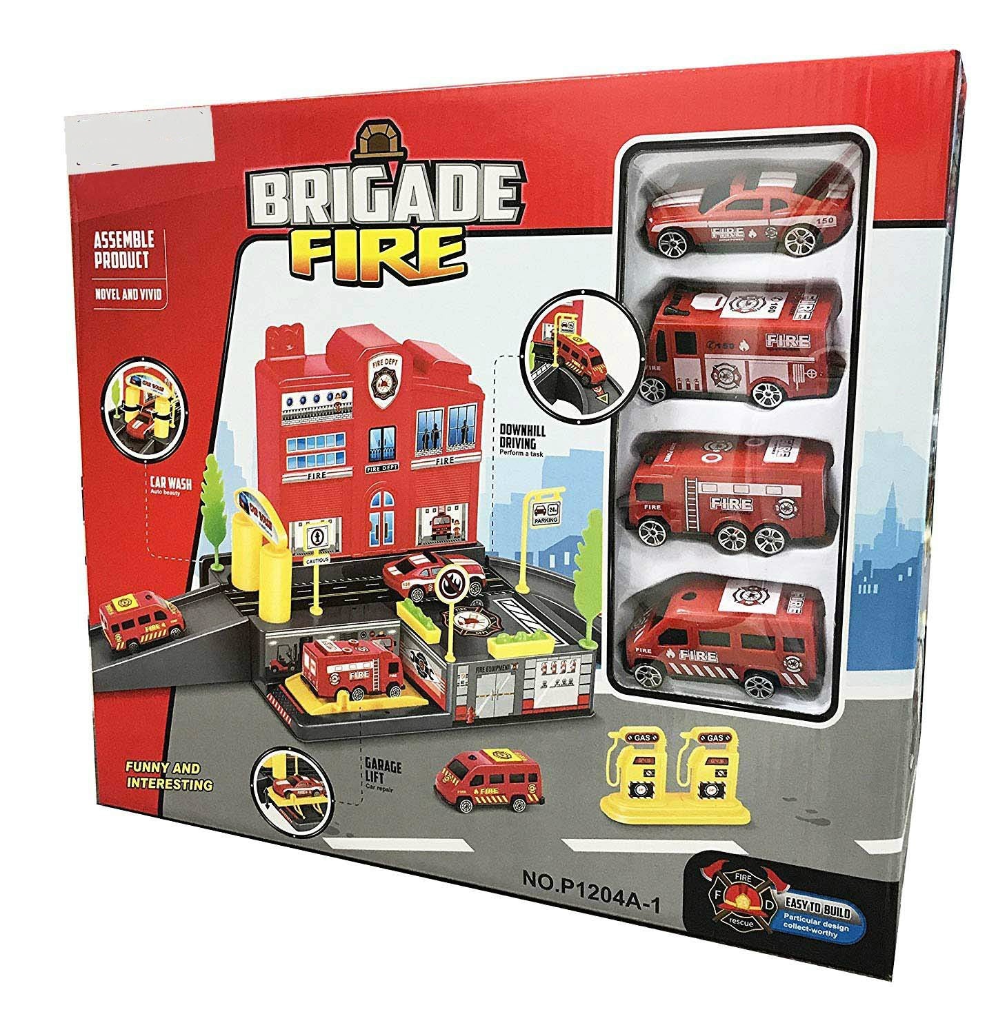 fire station garage toy