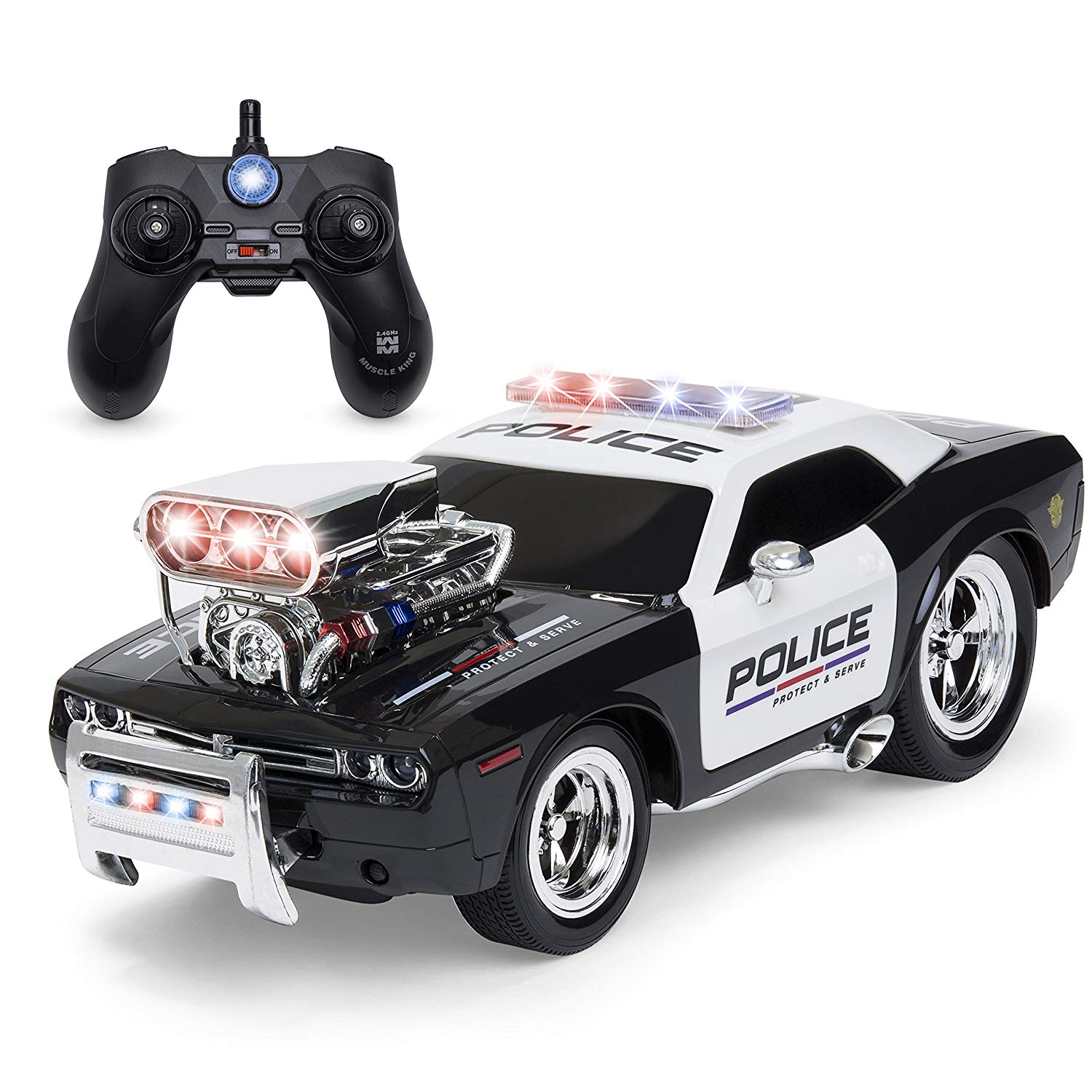 remote control police cars with working lights