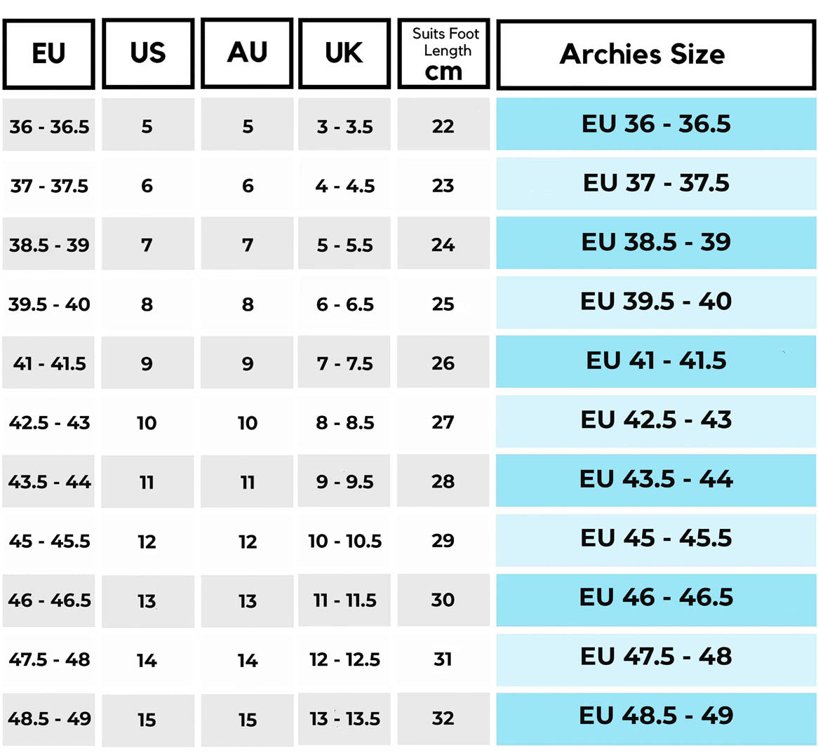 womens to mens size conversion