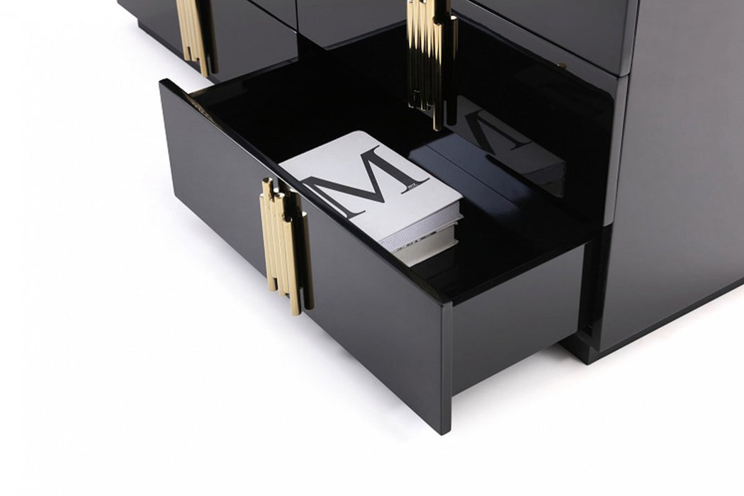 Modrest Token Modern Black Gold Dresser Dreamlivings Com