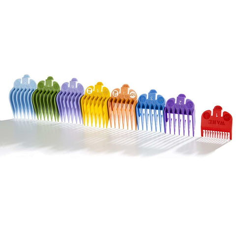 wahl colour coded attachment comb set