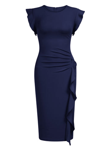 Cap Sleeves Evening Dress – Aisize