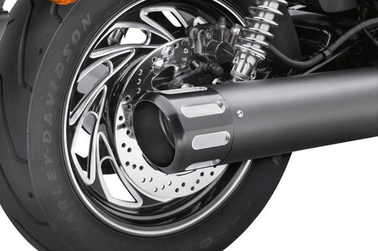 Harley-Davidson Satin Black 3.5 in. End Caps