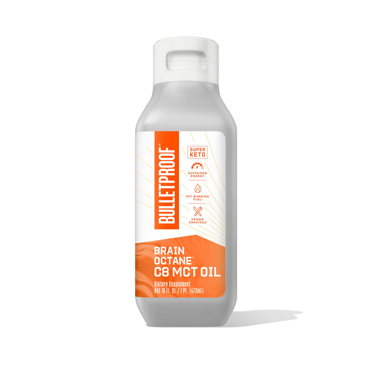 Brain Octane C8 MCT Oil, 16 oz. - Bulletproof product image