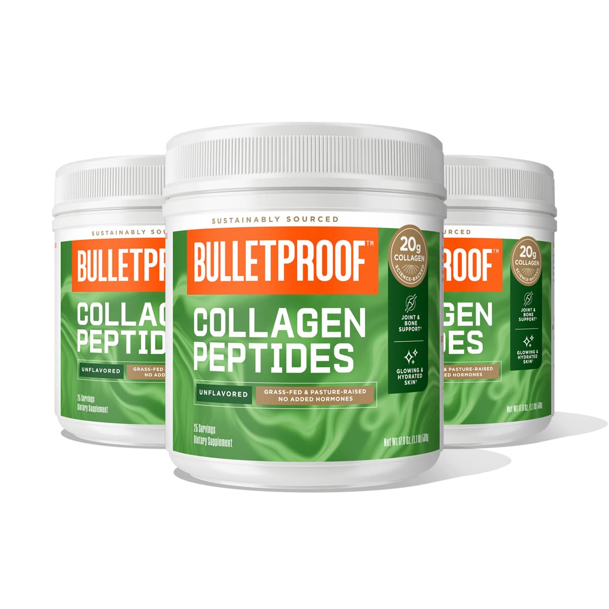 Unflavored Collagen Peptides 3 pack