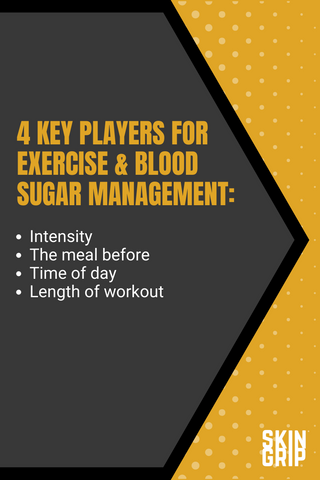  4 key players for exercise and blood sugar management with type 1 diabetes