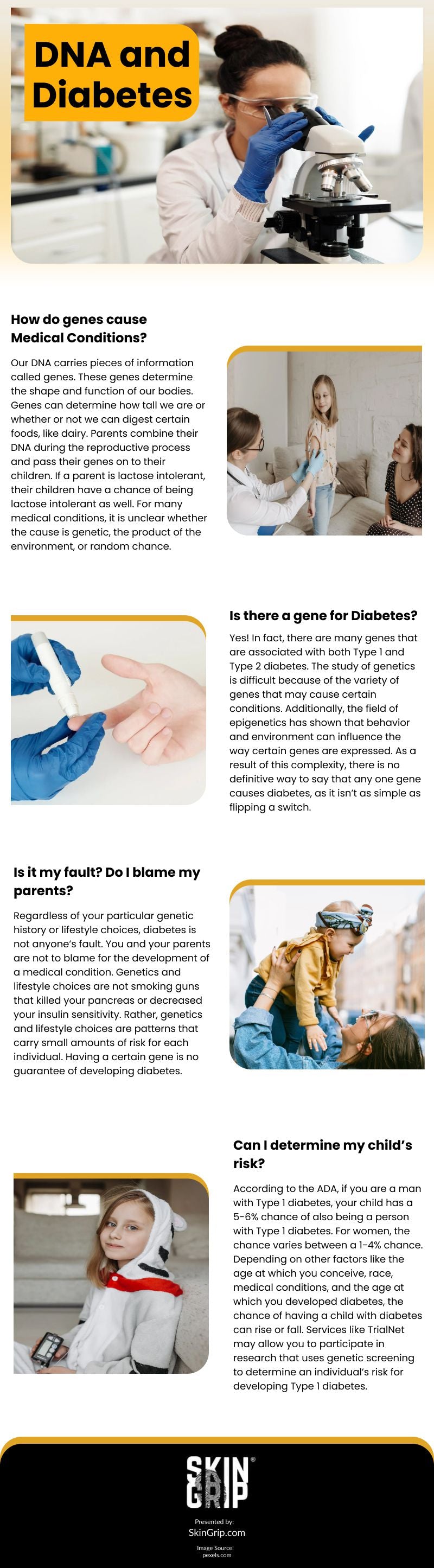 DNA and Diabetes Infographic