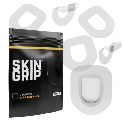 skin grip clear omnipod adhesive patches