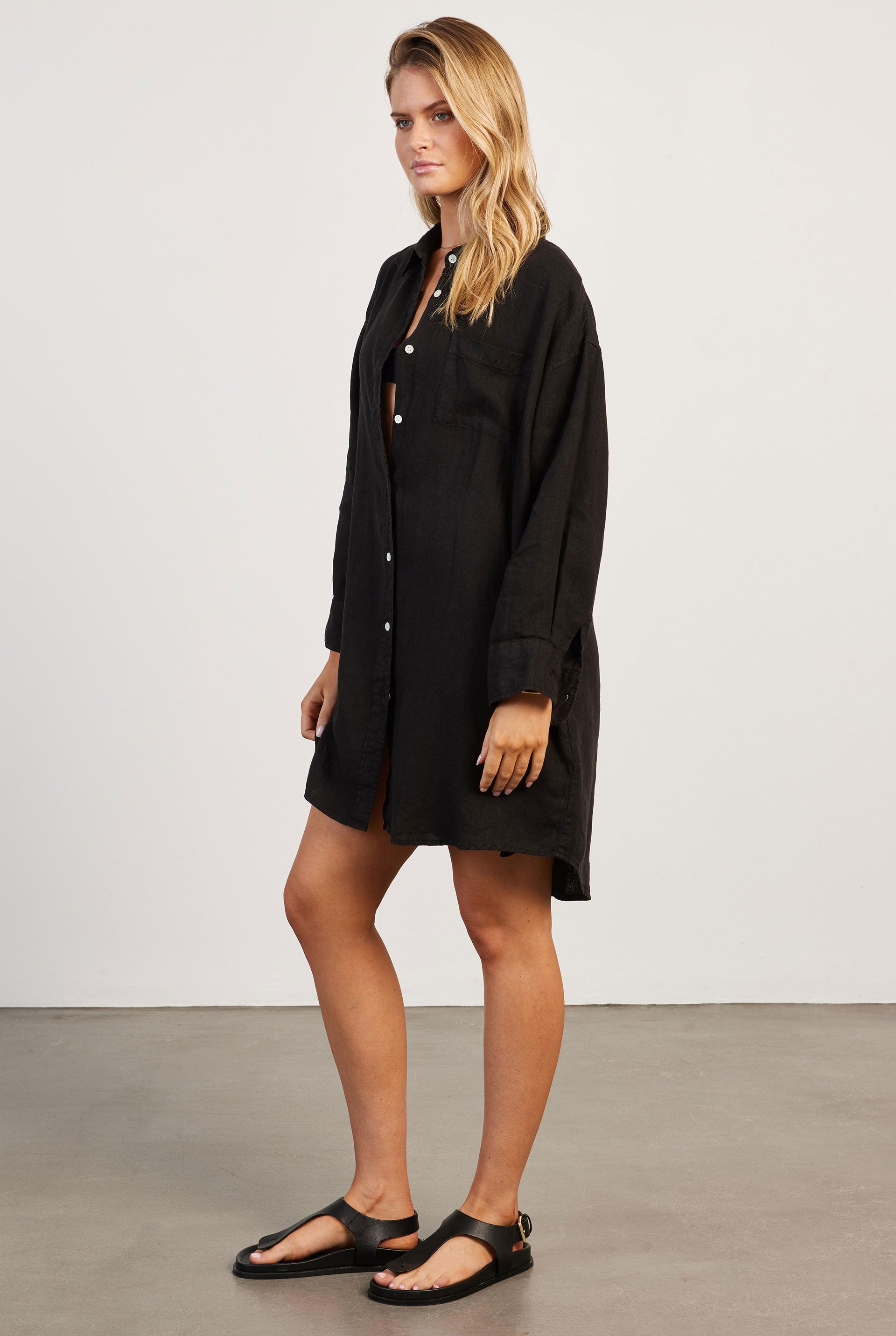 Hampton Linen Beach Dress