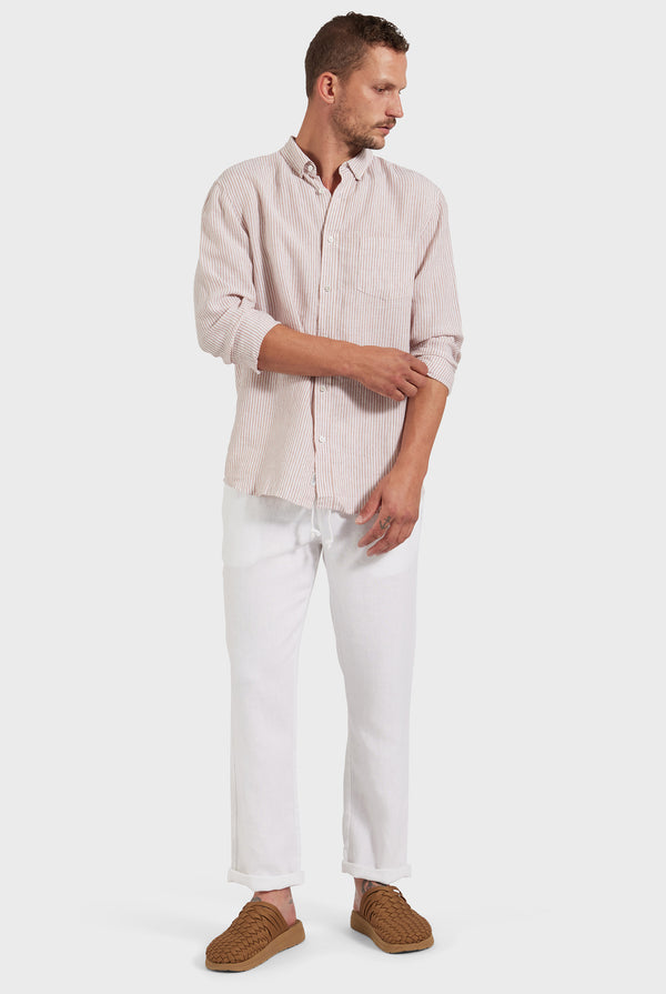 Rory Linen Pant in Sage green