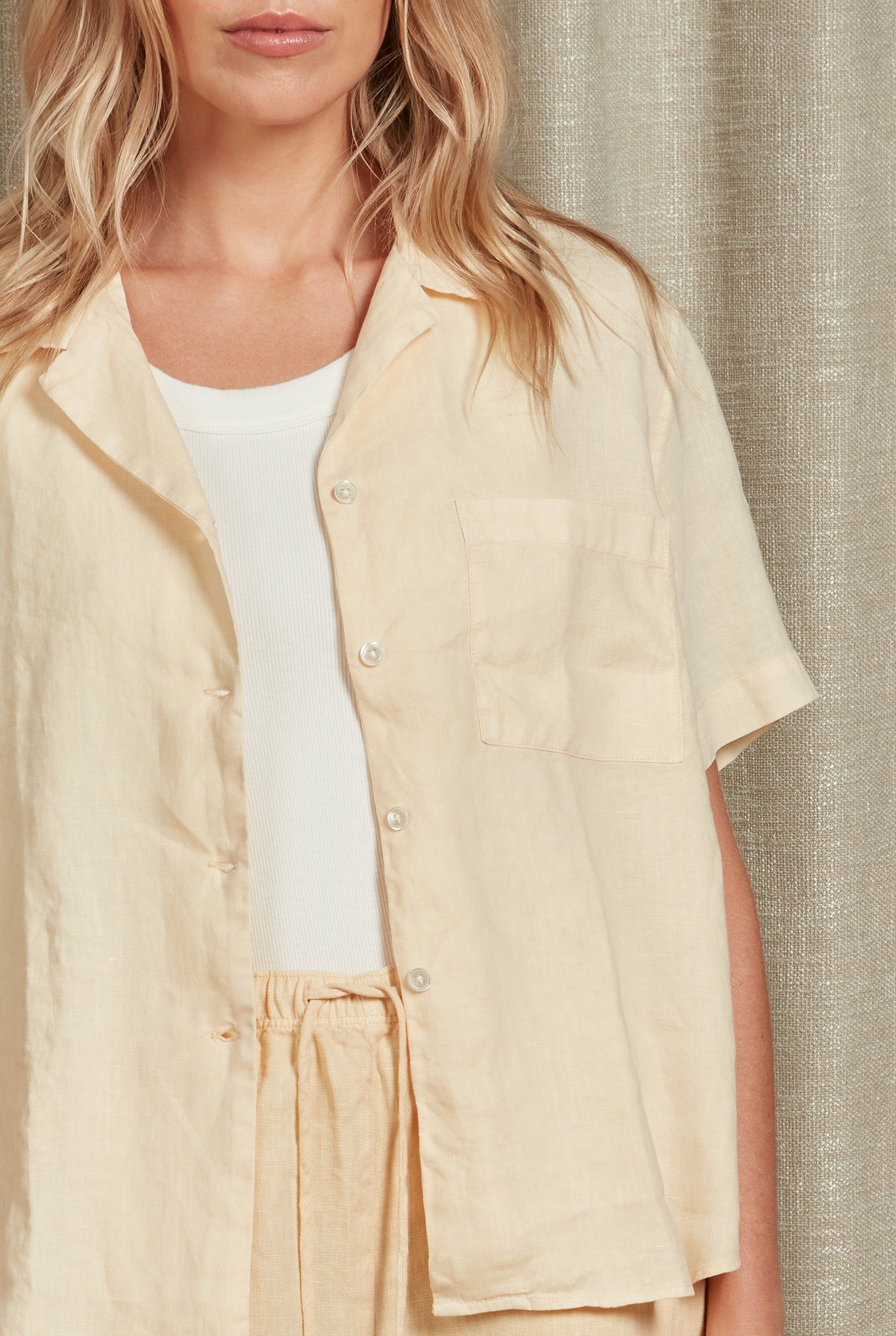 Vacation SS Linen Shirt