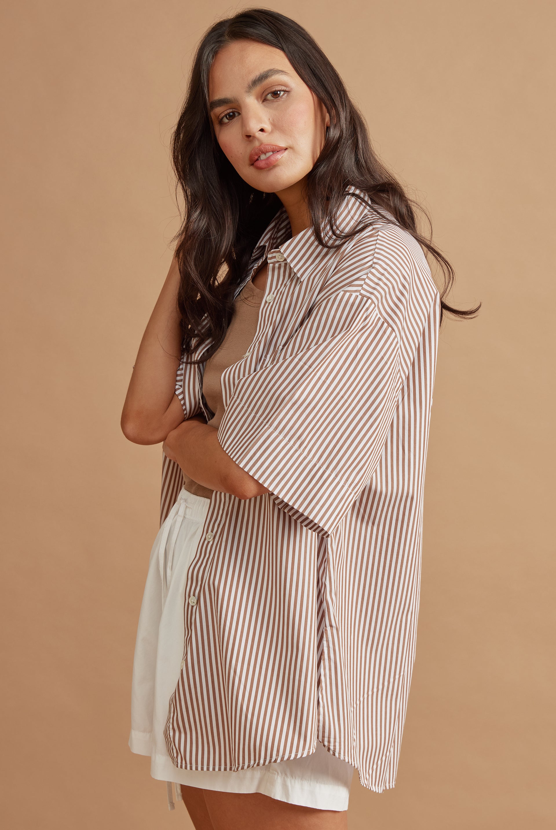 Tayla SS Poplin Shirt