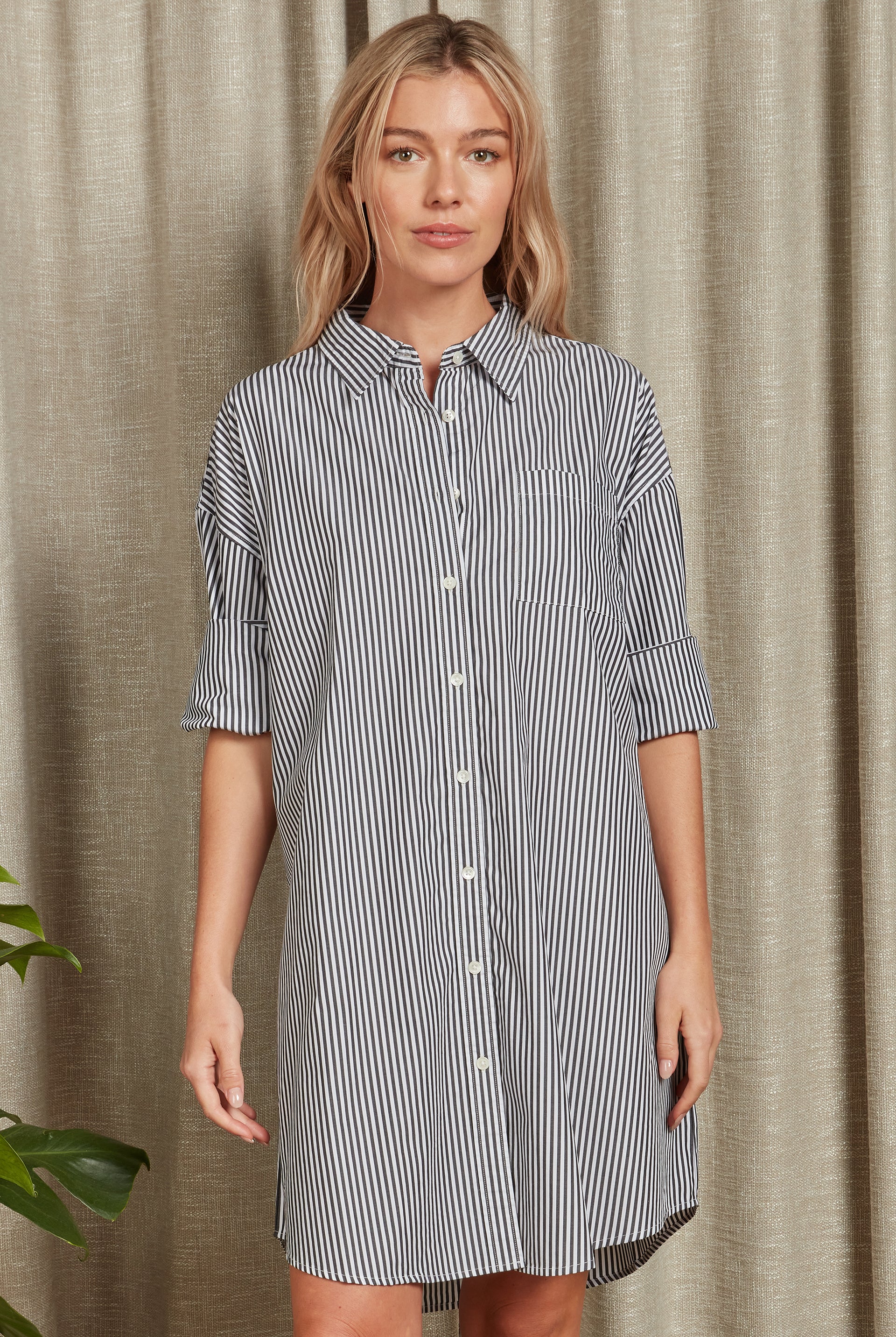 Tayla Poplin Shirt Dress