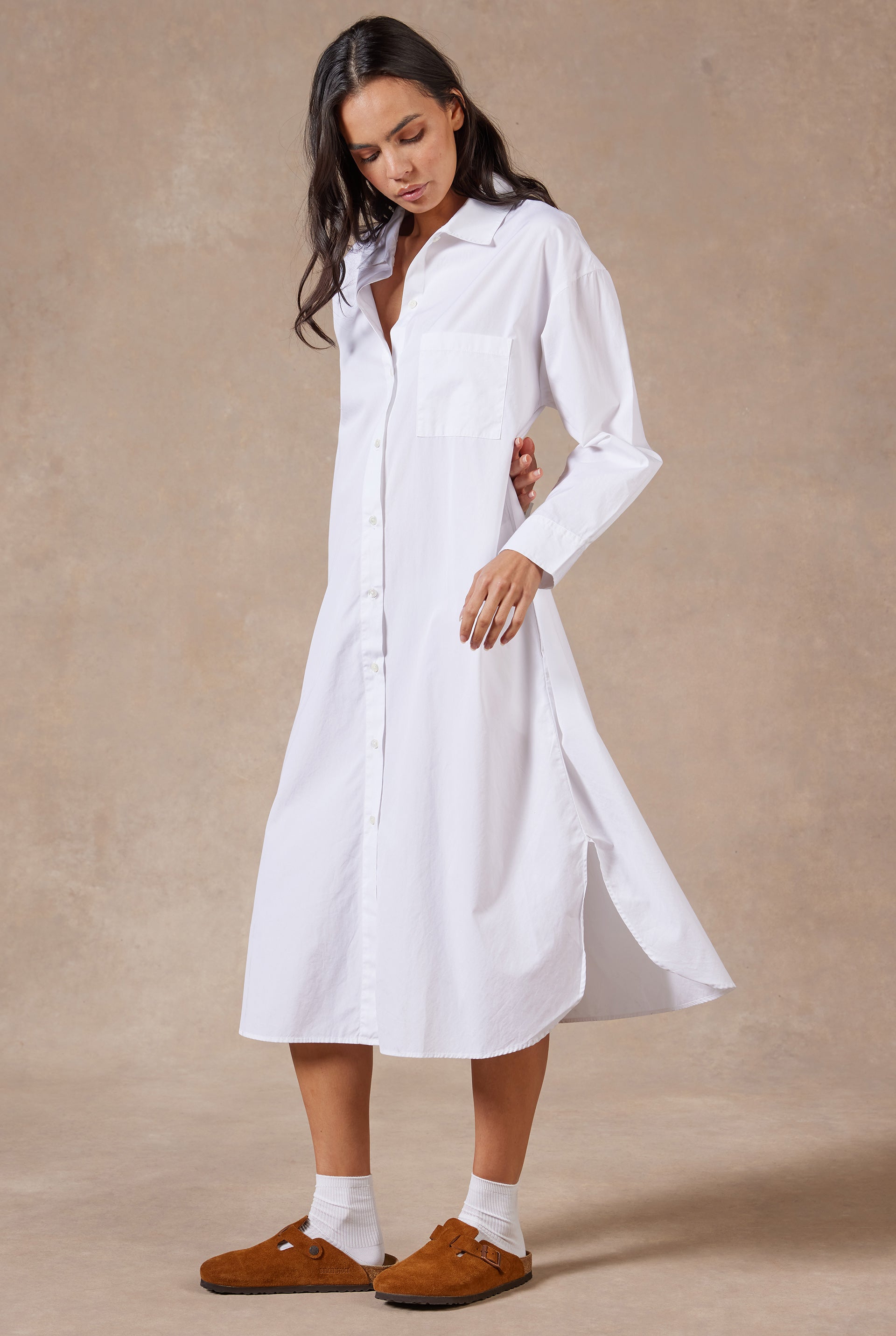 Frankie LS Poplin Dress