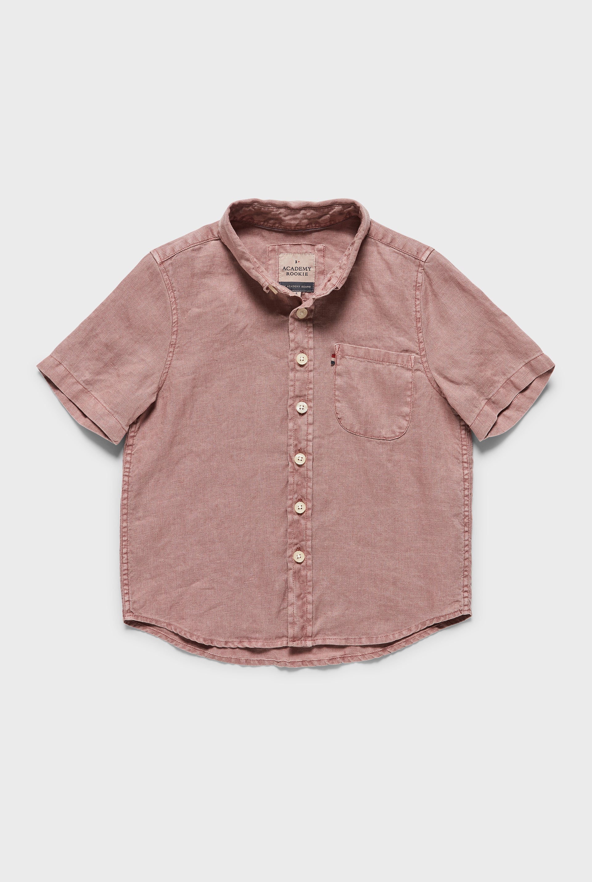 Kids Hampton SS Linen Shirt