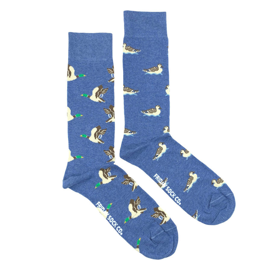 Men's Mallard Duck Socks | Epic Mismatched Animal Socks - Sock Vault ...