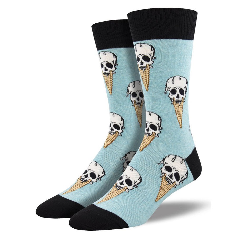 Men's Brain Freeze Socks | Epic Fun Men's Novelty Socks - Sock Vault ...