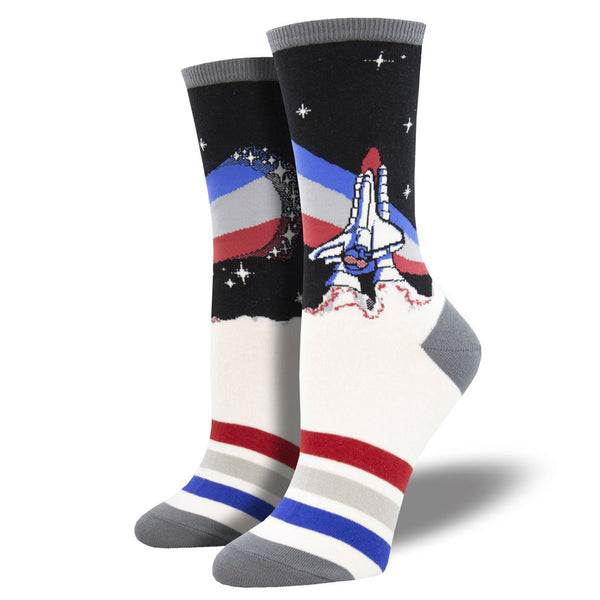 Starburst Space Shuttle Socks | Women's Licenced Socks - Sock Vault ...