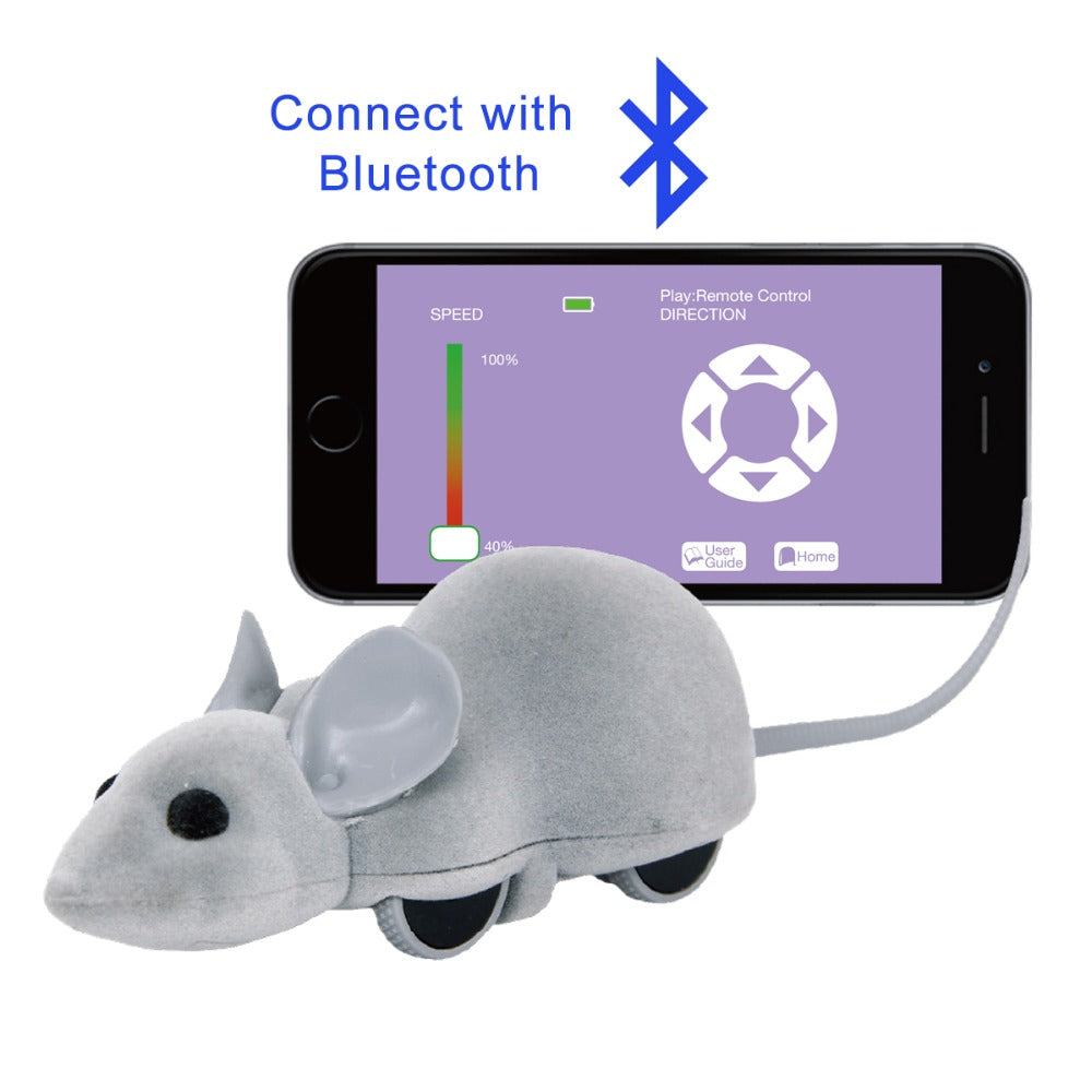 app controlled mouse cat toy