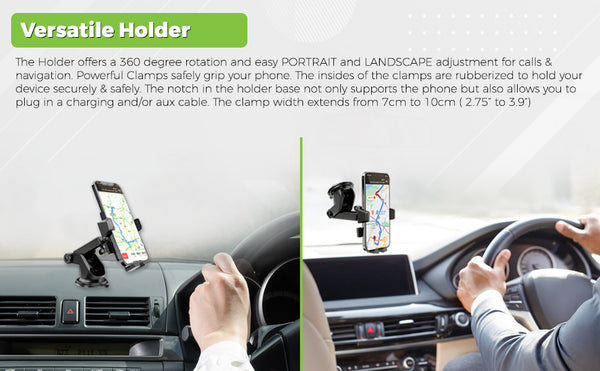 mobile holder for car dashboard