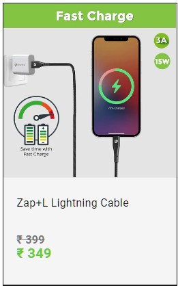 Zap+L Lightning Cable