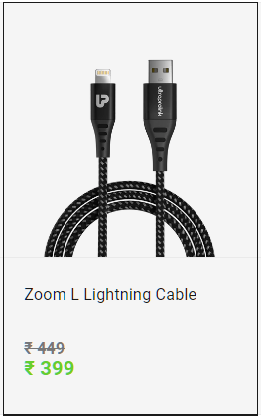 Zoom L Lightning Cable
