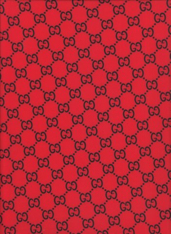 red gucci print