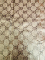 VINYL-103 BEIGE AND BROWN Spandex VINYL STRETCH Fabric