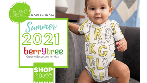 alphabets onesie berrytree Organic Cotton