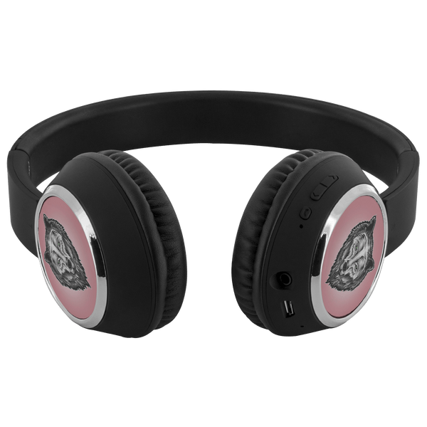 Bluetooth Wireless Headphones With Wolf Head Design 2