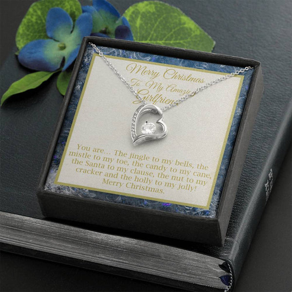 Merry Christmas To My Girlfriend Forever Love Necklace 1