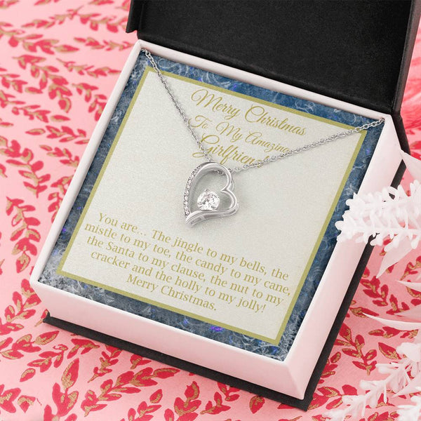 Merry Christmas To My Girlfriend Forever Love Necklace 10