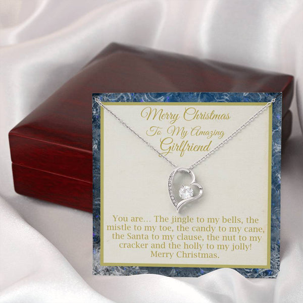 Merry Christmas To My Girlfriend Forever Love Necklace 7