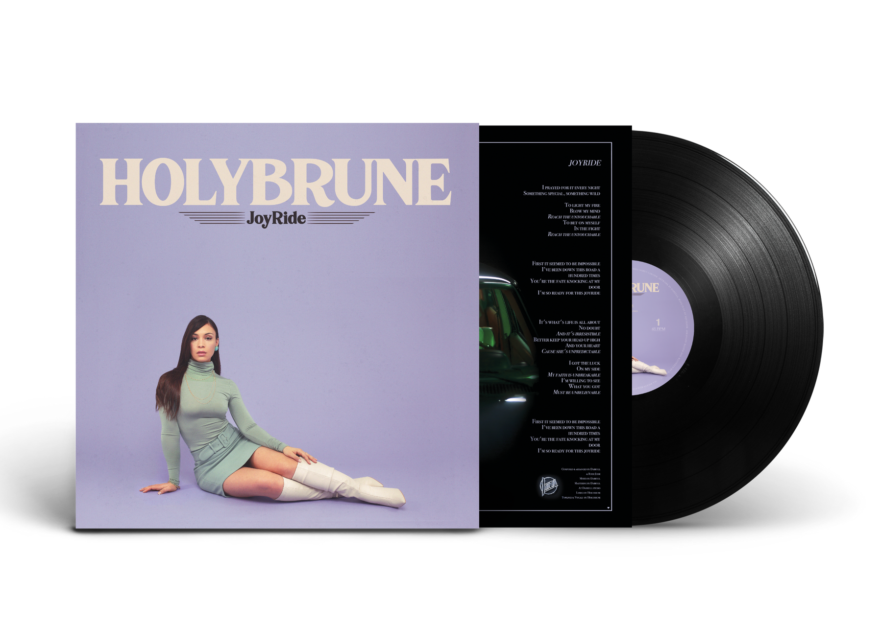 激レア!!12インチレコード シールド HOLYBRUNE JOYRIDE - 洋楽