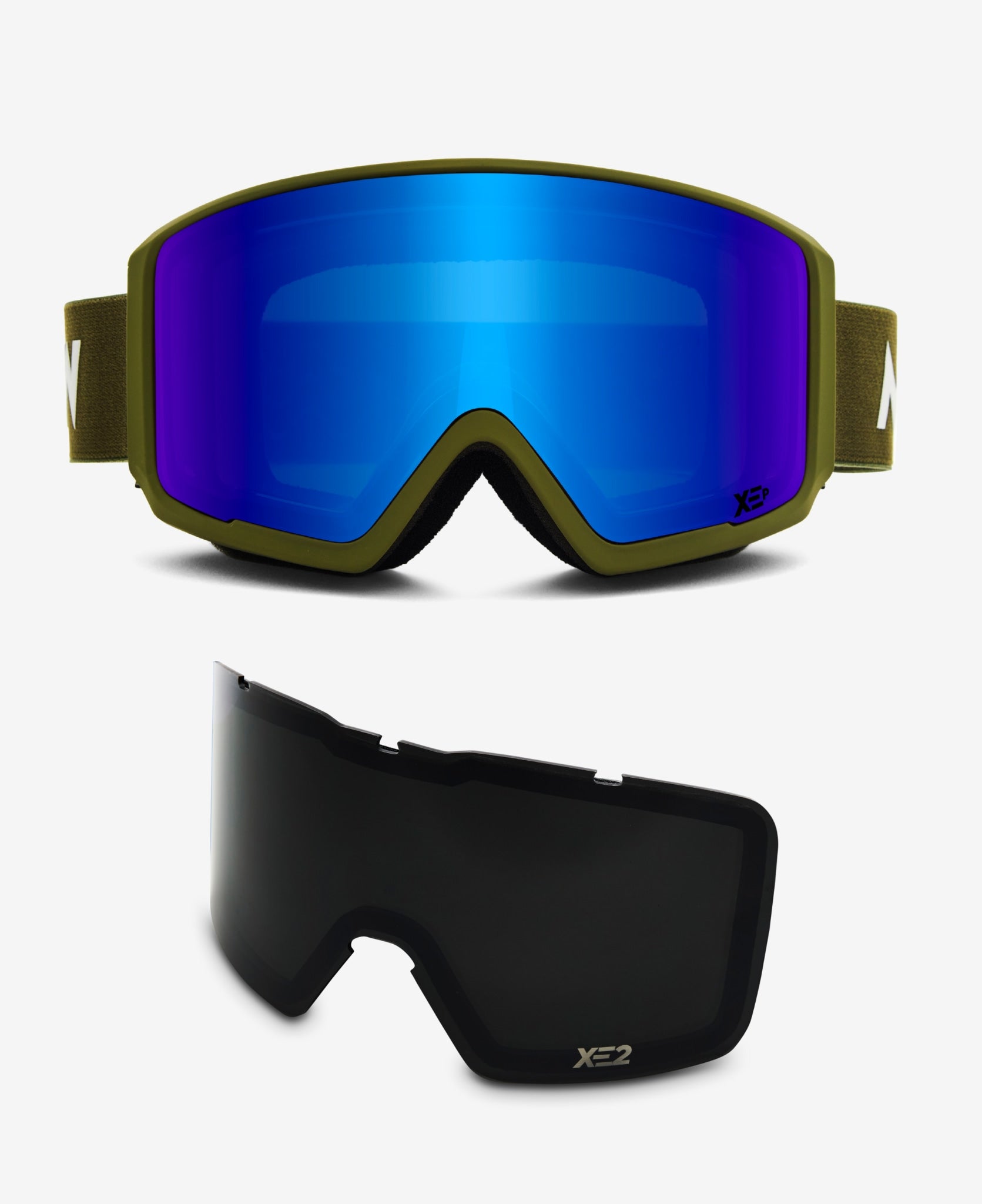 FLIP XEP - Army Photochromic - Ski Goggles ⎪ MESSYWEEKEND