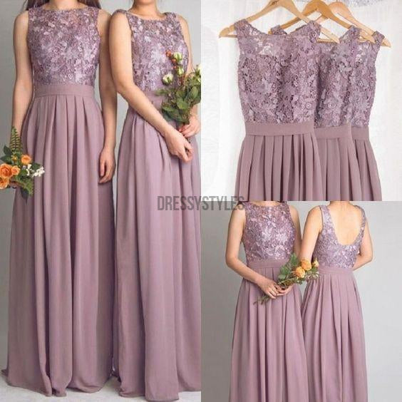 purple lace chiffon dress