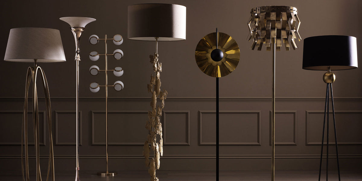 Designer Floor Lamp Designs | Luxury Floor Lights & Lighting | Contemporary Standing Floor Lamps | LuxDeco.com